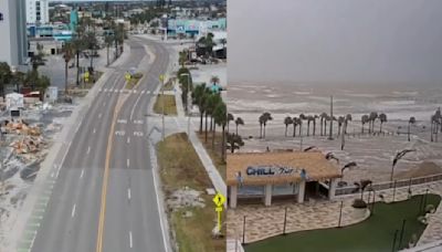 Huracán Milton convierte ciudades de Florida en pueblos fantasmas: vistas impactantes