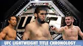 UFC lightweight title history: Jens Pulver, Islam Makhachev, Khabib, Conor and more