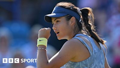 Eastbourne 2024: Emma Raducanu saves match point on way to first top 10 win against Jessica Pegula