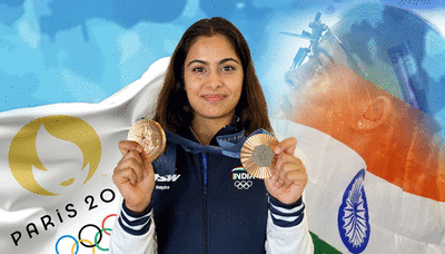 How Manu Bhaker became the first Indian since Independence to win two medals in an Olympics