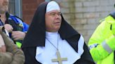 Football is his religion: Jonathan Van-Tam dresses as nun to watch his beloved Boston United