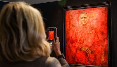 "Bathing in blood" portrait of King Charles III draws mixed reactions