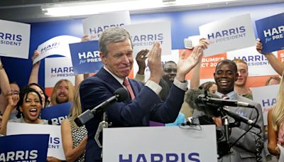 North Carolina governor Roy Cooper takes himself out of the running for Kamala Harris’ VP