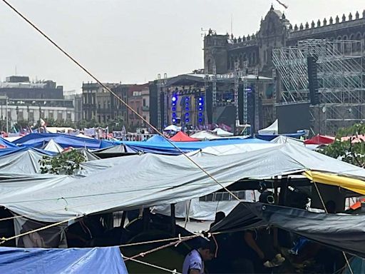 Cierran calles alrededor del Zócalo CDMX por cierre de campaña de Sheinbaum