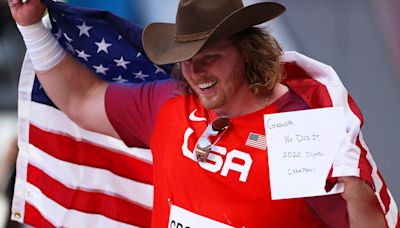 American shot put star Ryan Crouser lauds Paris Olympics for unifying spirit: 'Cheer for the same uniform'