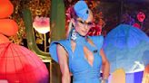 Paris Hilton channels Britney Spears at glitzy Halloween bash