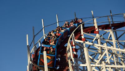 The underbelly of California's oldest surviving roller coaster