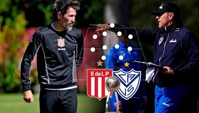 Estudiantes y Vélez volvieron a las prácticas: ¿cómo formarían en la final?