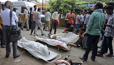 Stampede at religious event in India kills more than 100, mostly women and children