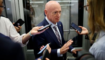 Is Sen. Mark Kelly in or out of Harris VP search? Posts on X stir intrigue