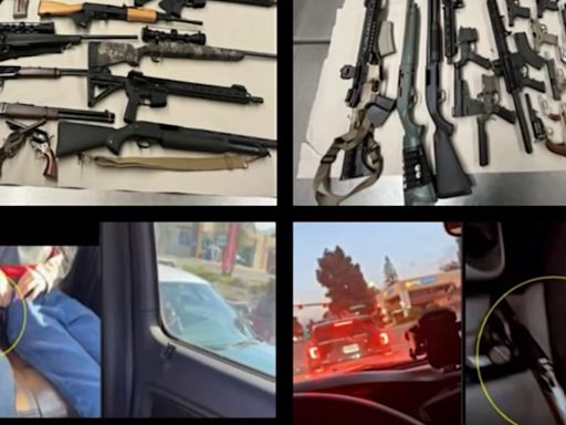 Routine traffic stop leads to police seizing 36 guns, arresting suspect in San Jose