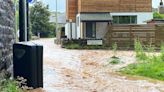 Surreal scenes as 'biblical rain' sparks floods near Plymouth