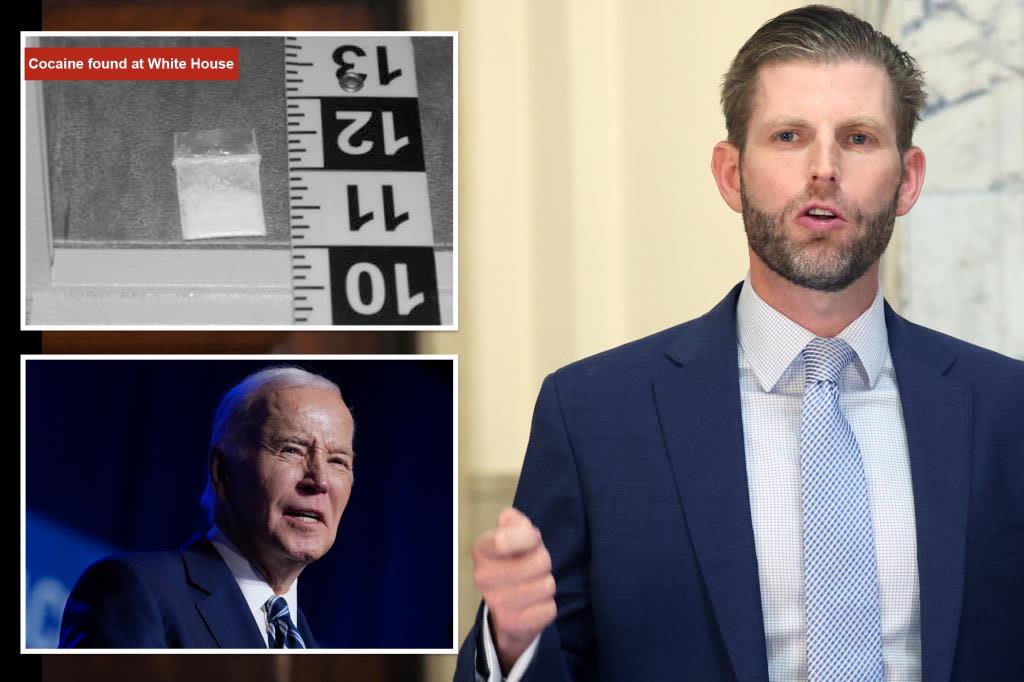 Eric Trump warns Biden could be hit with charges for White House cocaine if SCOTUS rules against immunity