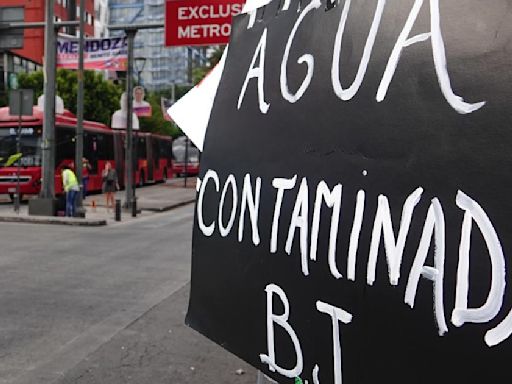 Agua contaminada con compuestos químicos THM; alcaldía Benito Juárez