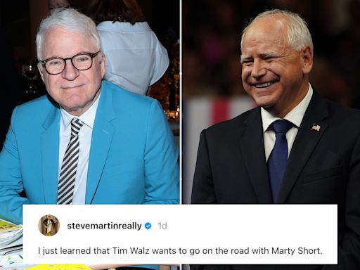 Steve Martin turns down offer from Lorne Michaels to play Kamala Harris’ VP pick Tim Walz on ‘SNL’: ‘I’d be struggling’