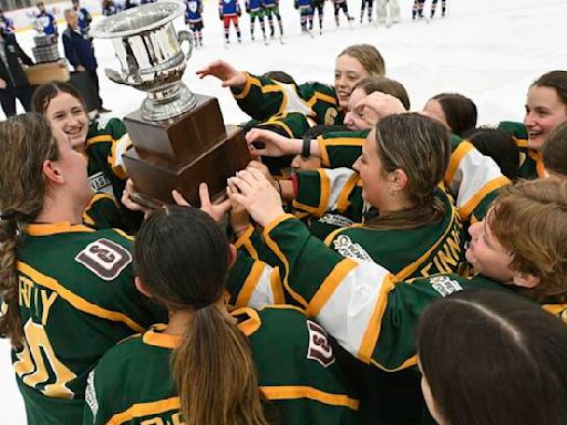 Upper St. Clair classmates provide heroics in 3rd PIHL girls championship game | Trib HSSN