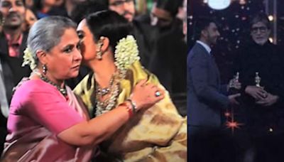 When Rekha shocked everyone by hugging Jaya Bachchan after Amitabh Bachchan won Best Actor award, watch old video