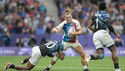 Les Bleus beat Fiji in rugby sevens for France’s first gold medal of Paris Games