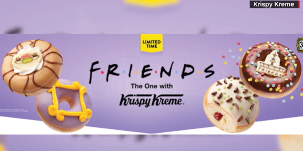 Krispy Kreme announces new ‘Friends’ themed doughnuts, but there’s a catch