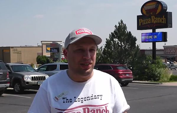 The man on a mission to visit every Pizza Ranch in America stops in Casper