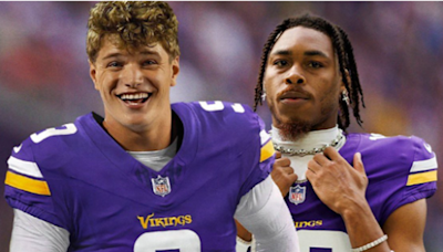 JJ McCarthy, Justin Jefferson Hilariously Exchange Nicknames At Vikings Practice