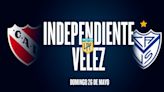 Independiente vs. Vélez, por la Liga Profesional: hora, cómo ver en vivo y posibles formaciones