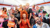 Eurovision super fans descend into singalongs on Gatwick flight to Malmo