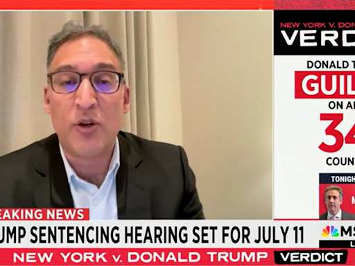 MSNBC legal analyst warns liberals to not to ‘pop our champagne corks’ after Trump guilty verdict