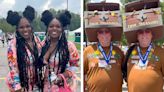 17 sets of twins wearing matching outfits at the annual Twins Day festival describe their special bond