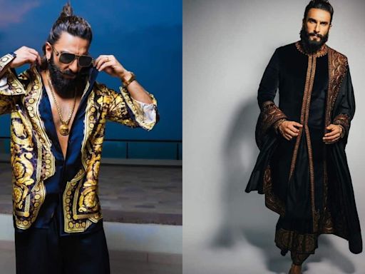 From Versace to Sherwani: Ranveer Singh's regal fashion reigns supreme