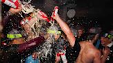 Philadelphia Phillies Celebrate NLDS Win with Wild Overalls- and Goggles-Filled Party — See the Photos!
