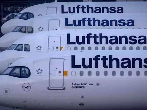 Wheel of Lufthansa flight, with 490 passengers, catches fire during landing in Delhi: Report - Times of India