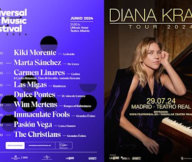 Asiste a los conciertos de Universal Music Festival y Diana Krall