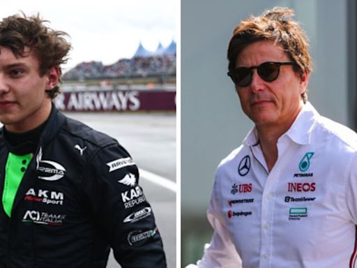 Toto Wolff shared emotional moment with Kimi Antonelli during Lewis Hamilton win