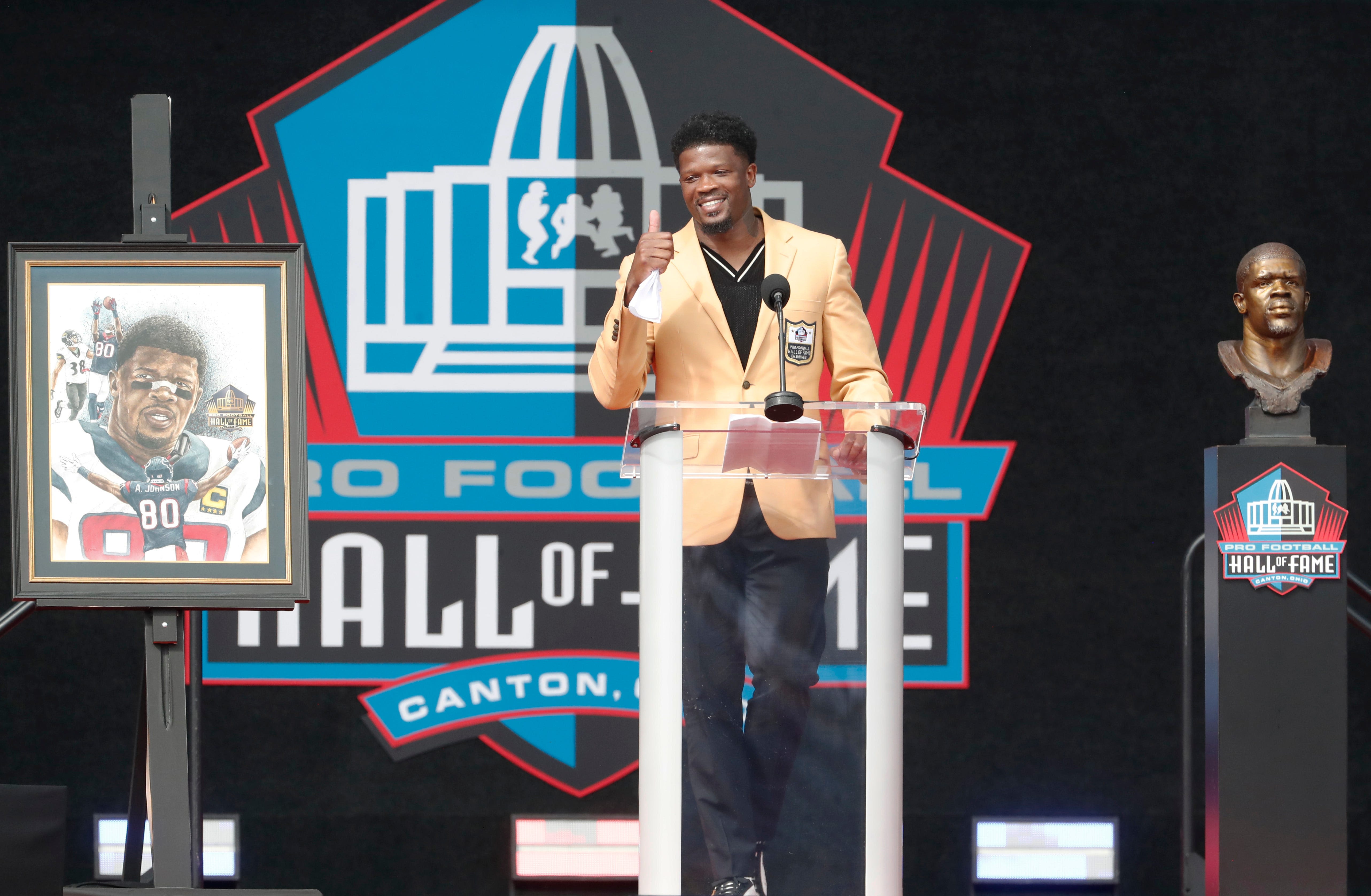 Gallery: Texans legend Andre Johnson's Hall of Fame speech