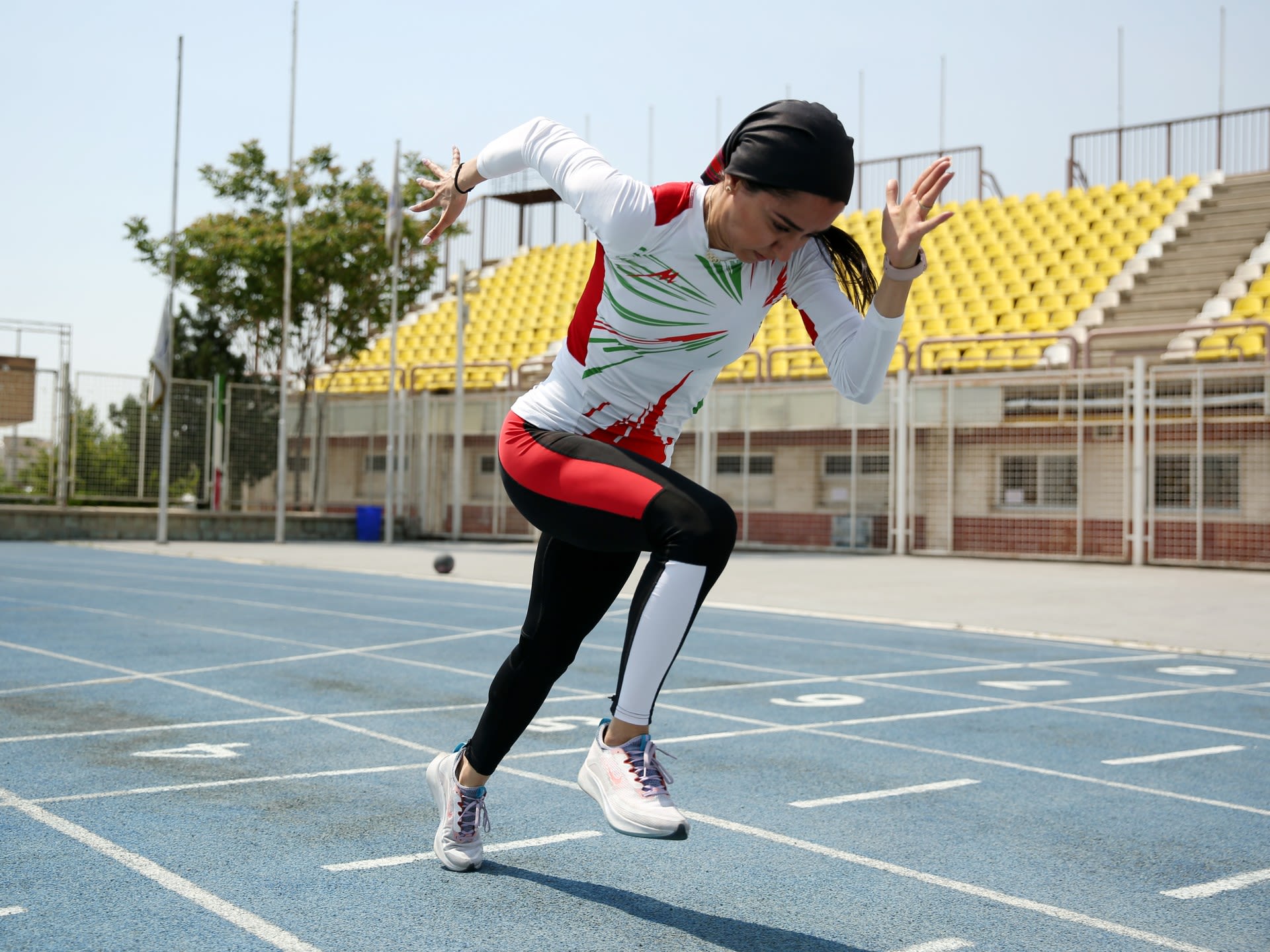 Meet the fastest woman in Iran, setting records on and off the track