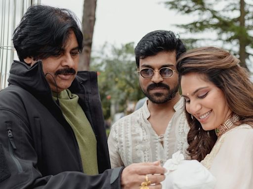 Upasana Konidela shares pic of Klin Kaara with Pawan Kalyan; congratulates ‘uncle’ on new political role