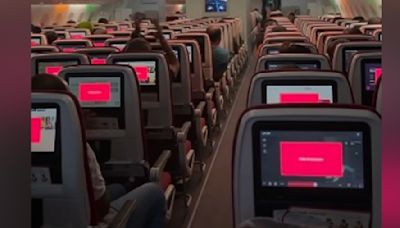Air India flight celebrates India’s T20 World Cup victory at 35,000 feet with tricolour lights – Watch viral video