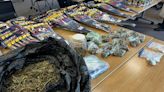 Massive amount of drugs, fireworks, illegal firearm seized in San Mateo bust
