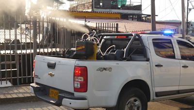 Chinchiná le respondió a la fumigación contra el dengue