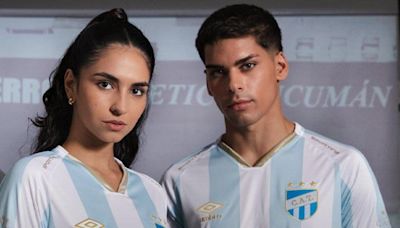 Con franjas más anchas y detalles dorados: Atlético Tucumán presentó una nueva camiseta para la Liga Profesional