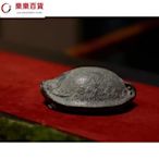 福建羅源青中式青石山海龜 茶寵擺件 精品茶道家居飾品 客廳茶幾擺件~樂樂百貨~