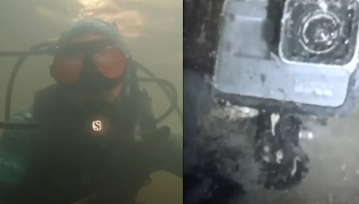 Diver finds GoPro containing footage of man's final moments before drowning