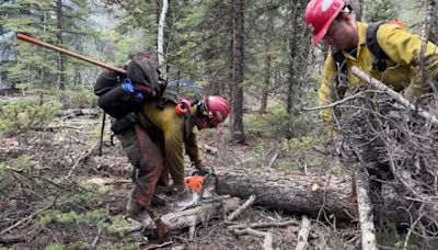 Interlaken Fire burning in southwestern Colorado 95% contained