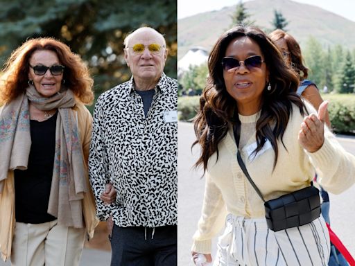 Billionaires and millionaires at Sun Valley showed off the must-have accessory of the summer: colorful sunglasses