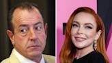 Lindsay Lohan’s father reacts in disgust to Mean Girls joke about his daughter