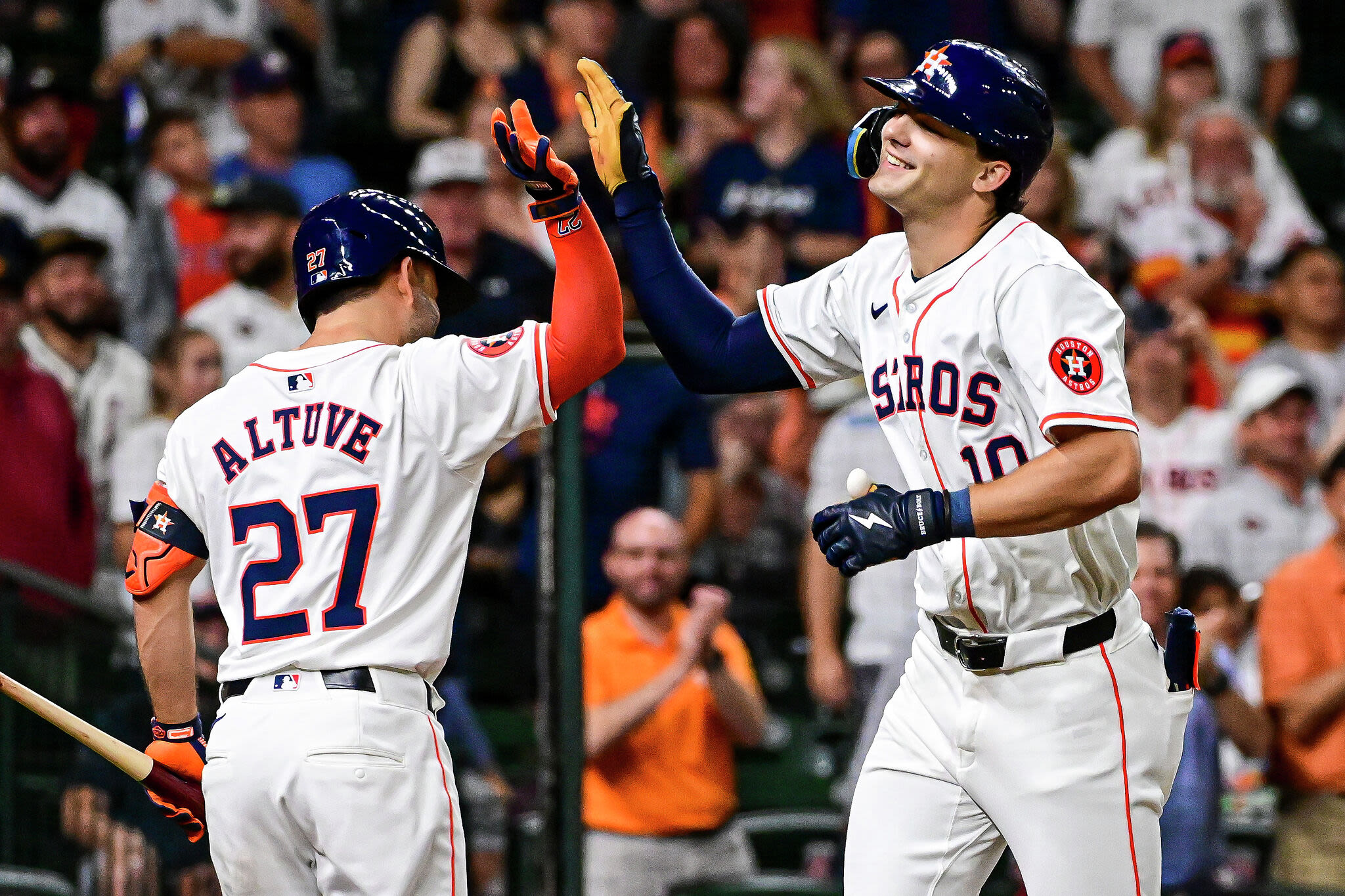 Joey Loperfido's rookie breakout rolls on with first MLB home run