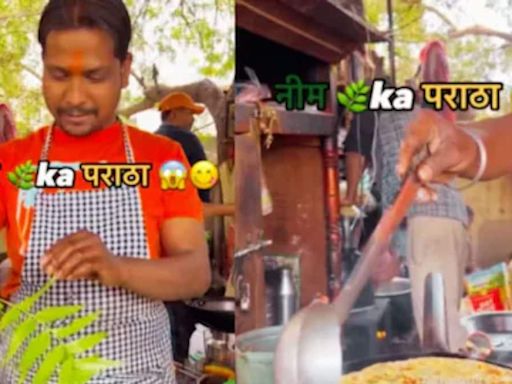 Video Of Man Stuffing Neem Leaves In Paratha Leaves Internet Shocked - News18