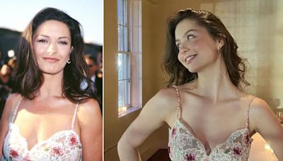 Catherine Zeta-Jones' Daughter Carys Sparkles in Mom's '90s Slip Dress for 21st Birthday: Photos