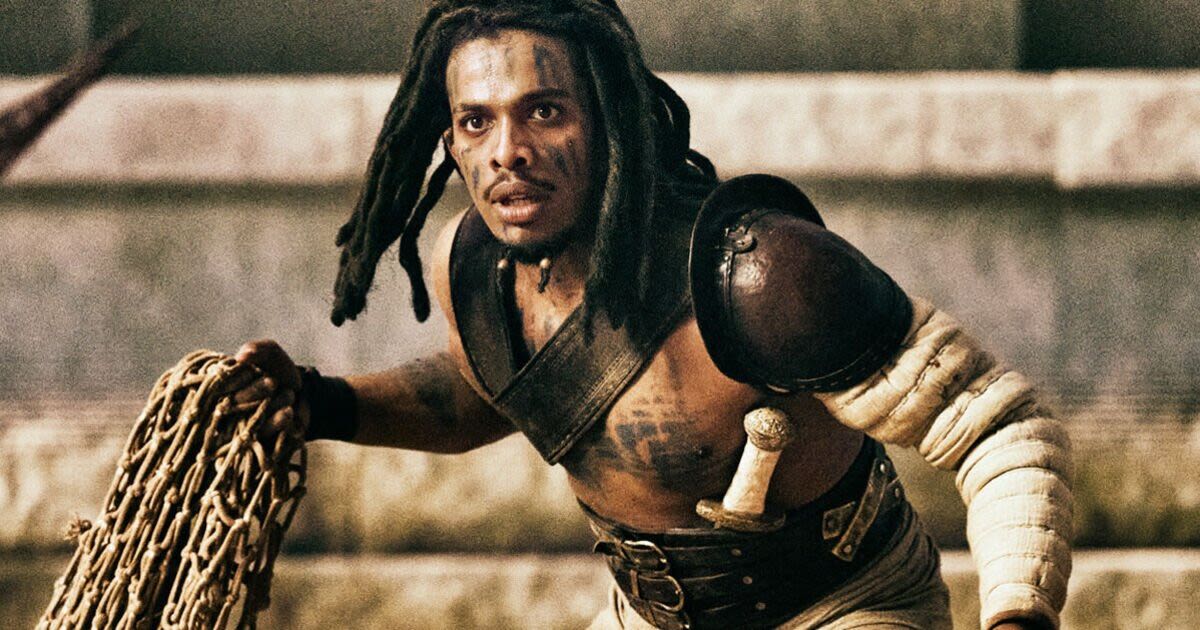 Those About to Die star ‘still has bruises’ after terrifying gladiator fight